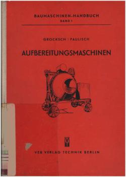 Aufbereitungsmaschinen