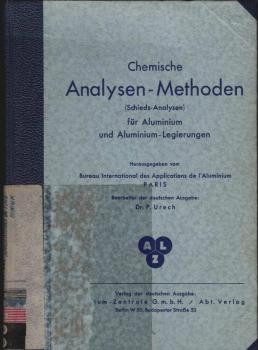 Chemische Analysen-Methoden (Schieds-Analysen) für Aluminium und Aluminium-Legierungen.