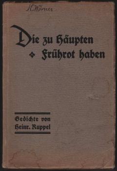Die zu Häupten frührot haben. Gedichte