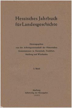 Hessisches Jahrbuch für Landesgeschichte ; Band II / 1952