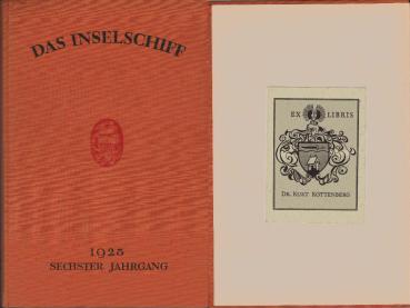 Das Inselschiff : Eine Zeitschrift für die Freunde des Insel-Verlags. 6. Jahrgang.