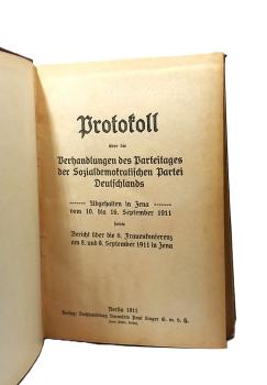 Sozialdemokratische Partei Deutschlands: Protokoll über die Verhandlungen des Parteitages der Sozialdemokratischen Partei Deutschlands; Teil: 1911., Abgehalten in Jena vom 10. bis 16. September 1911 sowie Bericht über die 6. Frauenkonferenz am 8. und 9. S