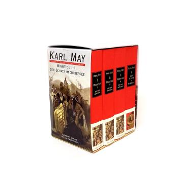 Winnetou 1-3 und Der Schatz im Silbersee 4 Bände im Schuber