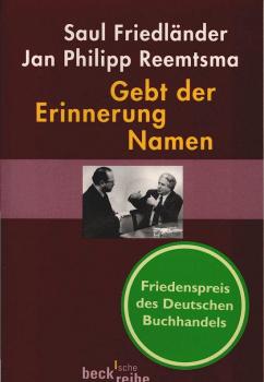 Gebt der Erinnerung Namen : zwei Reden.