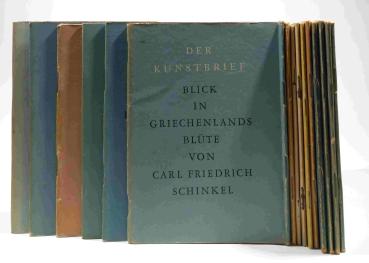 Der Kunstbrief. Konvolut von 16 Heften.