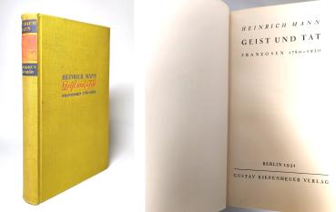 Geist und Tat. Franzosen 1780-1930