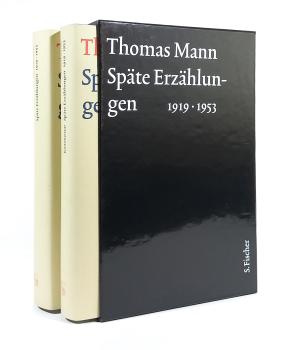 Thomas Mann, Große kommentierte Frankfurter Ausgabe. Werke, Briefe, Tagebücher, Teil: Späte Erzählungen 1919-1953.