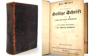 Die Bibel oder die ganze Heilige Schrift des alten und neuen Testaments nach der deutschen Uebersetzung Dr. Martin Luthers.