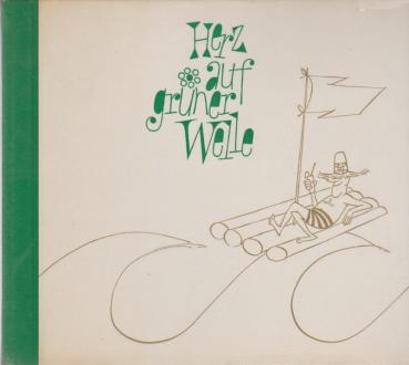 Herz auf grüner Welle.