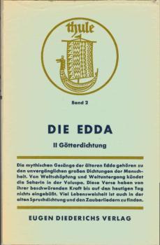 Edda; Teil: Bd. 2., Götterdichtung und Spruchdichtung.