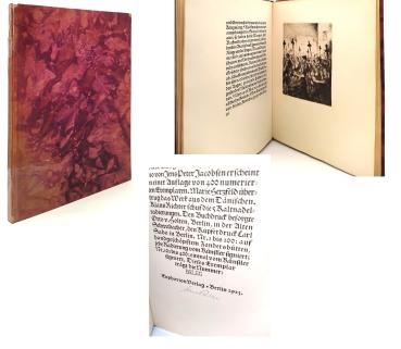 Die Pest von Bergamo. Mit Radierungen von Klaus Richter.