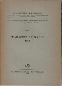 Hambacher Gespräche : 1962.