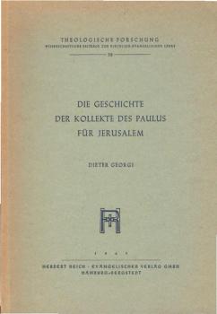 Die Geschichte der Kollekte des Paulus für Jerusalem.