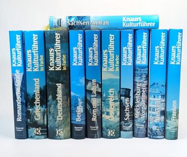 Knaurs Kulturführer in Farbe. 11 Bücher.
