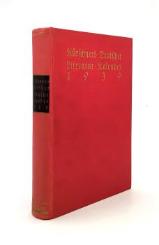 Kürschners Deutscher Literatur-Kalender auf das Jahr 1939. 49. Jahrgang