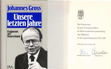 Unsere letzten Jahre : Fragmente aus Deutschland ; 1970 - 1980.