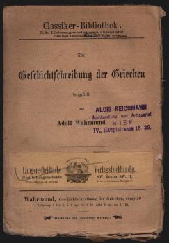 Geschichtsschreibung der Griechen.