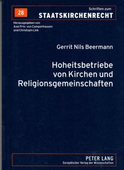 Hoheitsbetriebe von Kirchen und Religionsgemeinschaften. Eine körperschaftsteuerliche Untersuchung.
