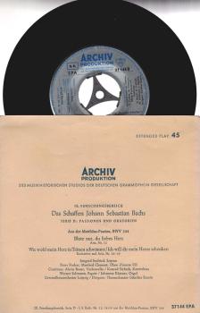 Aus Der Matthäus-Passion, BWV 244, Blute Nur, Du Liebes Herz, Wie Wohl Mein Herz In Tränen Schwimmt / Ich Will Dir Mein Herz Schenken [Vinyl, 7", Mono]
