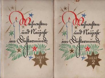 Weihnachten und Neujahr im Dichtermund. Heft 1 + 2