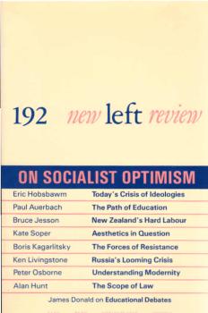 New left review: Number 192. On Socialist Optimism.