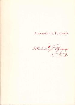 Alexander S. Puschkin 1799-1837 : Leben und Werk.