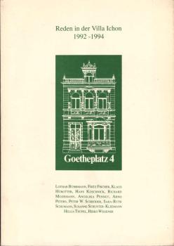 Reden in der Villa Ichon ...; Teil: [Hauptbd.]