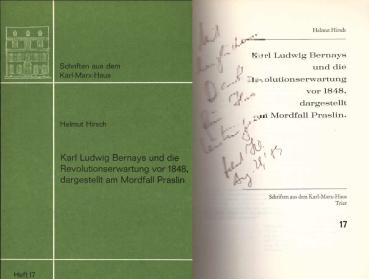 Karl Ludwig Bernays und die Revolutionserwartung vor 1848 dargestellt am Mordfall Praslin.