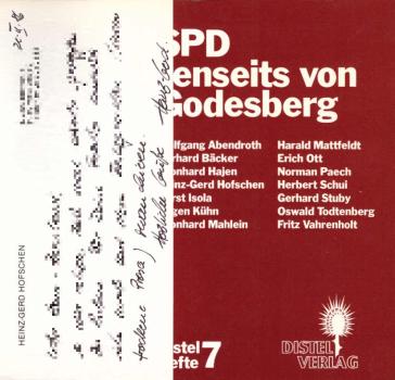 SPD - jenseits von Godesberg : Beitr. zur Diskussion um e. neues Grundsatzprogramm.