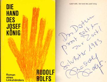 Die Hand des Josef König : [Roman e. Linkshänders].