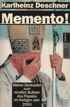 Memento! : kleiner Denkzettel zum "Großen Bußakt" des Papstes im heiligen Jahr 2000.