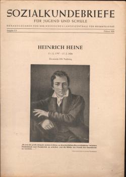 Sozialkundebriefe für Jugend und Schule. Ausgabe C/ 7., Heinrich Heine.