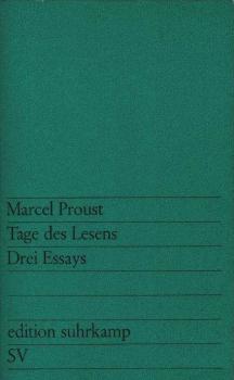 Tage des Lesens : 3 Essays.