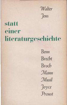Statt einer Literaturgeschichte.