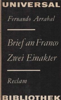 Brief an General Franco : 2 Einakter.