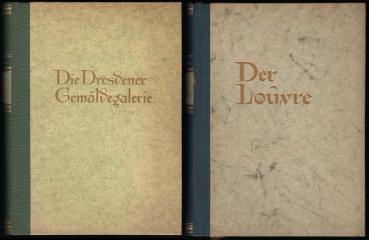 Konvolut - Bildende Kunst: 2 Bücher. Die Dresdener Gemäldegalerie / Henner Menz; Der Louvre / Germain Bazin