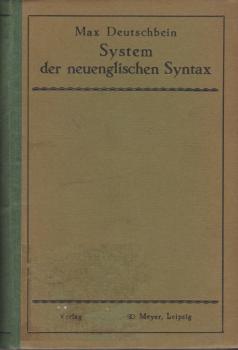 System der neuenglischen Syntax.