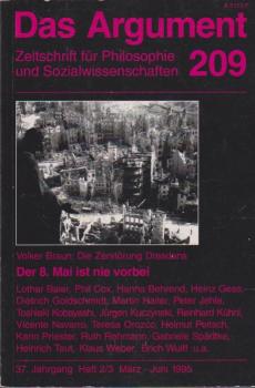 Das Argument. Zeitschrift für Philosophie und Sozialwissenschaften; 37. Jg., Heft 2/3 März/Juni 1995.