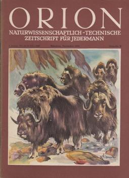 Orion. Illustrierte naturwissenschaftlich-technische Zeitschrift für Jedermann; 7. Jg. Nov. 1952, Heft 21