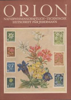 Orion. Illustrierte naturwissenschaftlich-technische Zeitschrift für Jedermann; 6. Jg. Jun. 1951, Heft 11