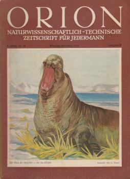 Orion. Illustrierte naturwissenschaftlich-technische Zeitschrift für Jedermann; 5. Jg. Dez. 1950, Heft 24