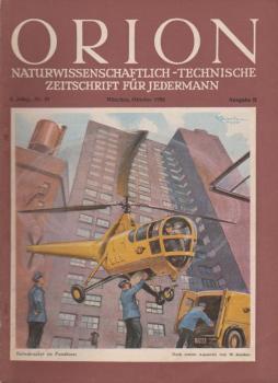 Orion. Illustrierte naturwissenschaftlich-technische Zeitschrift für Jedermann; 5. Jg. Okt. 1950, Heft 20