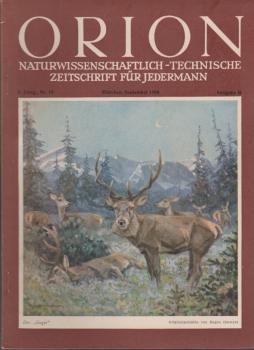 Orion. Illustrierte naturwissenschaftlich-technische Zeitschrift für Jedermann; 5. Jg. Sep. 1950, Heft 18