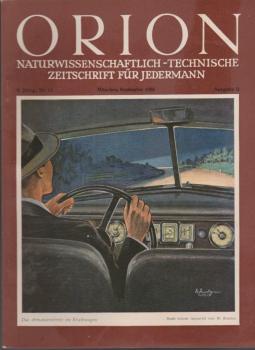 Orion. Illustrierte naturwissenschaftlich-technische Zeitschrift für Jedermann; 5. Jg. Sep. 1950, Heft 17