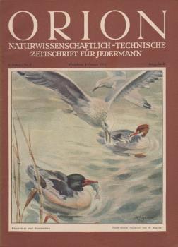Orion. Illustrierte naturwissenschaftlich-technische Zeitschrift für Jedermann; 6. Jg. Feb. 1951, Heft 3