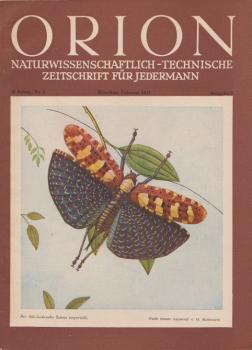 Orion. Illustrierte naturwissenschaftlich-technische Zeitschrift für Jedermann; 6. Jg. Feb. 1951, Heft 4