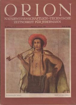 Orion. Illustrierte naturwissenschaftlich-technische Zeitschrift für Jedermann; 5. Jg. Dez. 1950, Heft 2