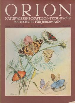 Orion. Illustrierte naturwissenschaftlich-technische Zeitschrift für Jedermann; 7. Jg. Jul. 1952, Heft 13