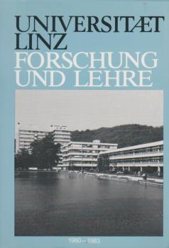 Universität Linz. Forschung und Lehre 1980-1983