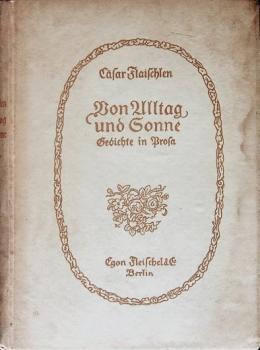 Von Alltag und Sonne. Gedichte in Prosa.